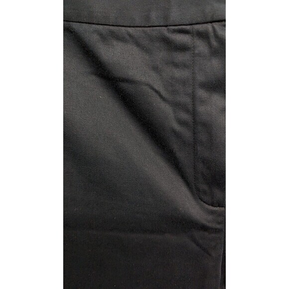 Lafayette 148‎ NY Wide Leg Solid Black Zip Tab Career Work Pants Size 12 - Picture 3 of 10